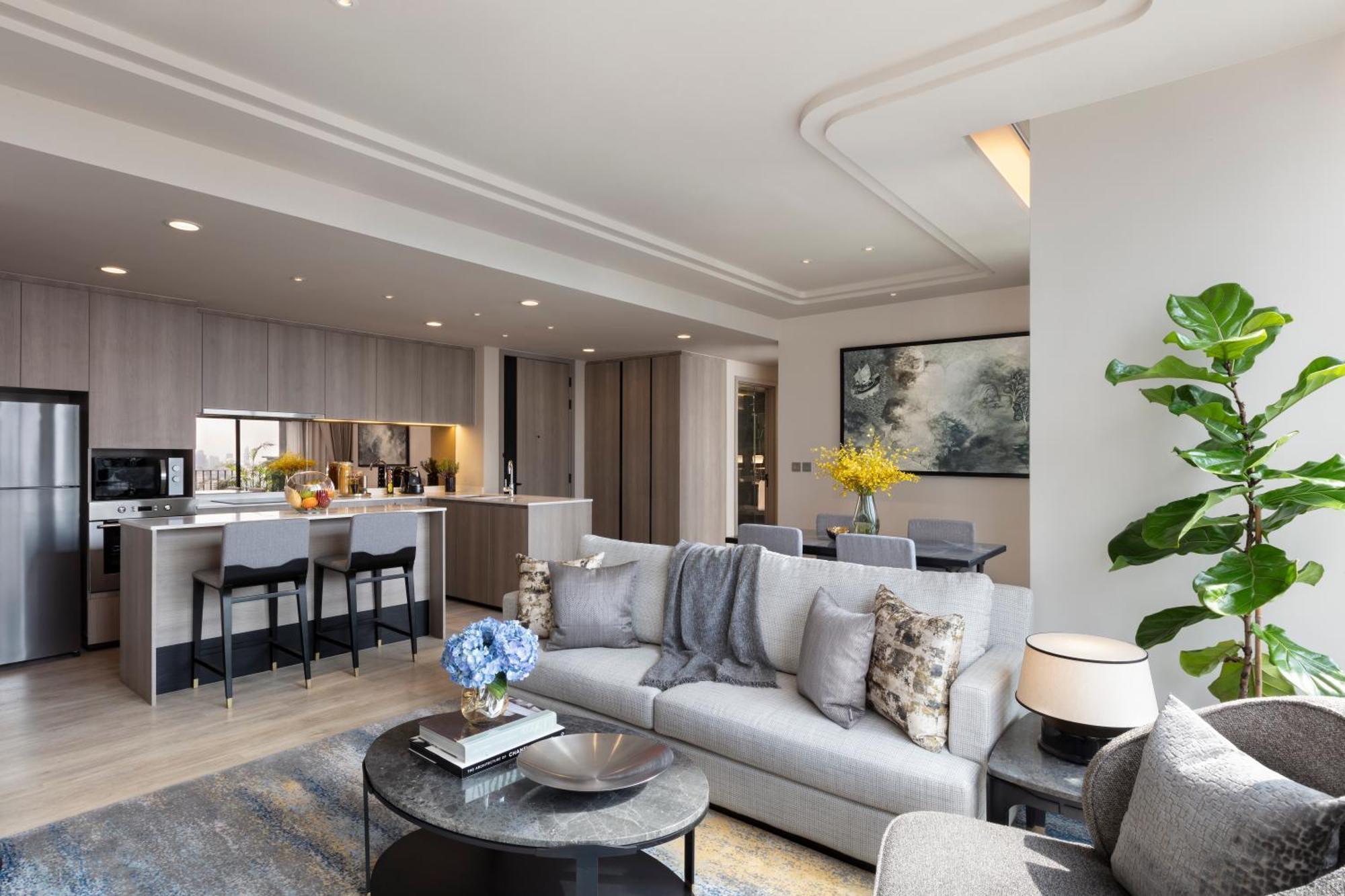 Ascott Thonglor Bangkok Otel Dış mekan fotoğraf The interior of a typical apartment