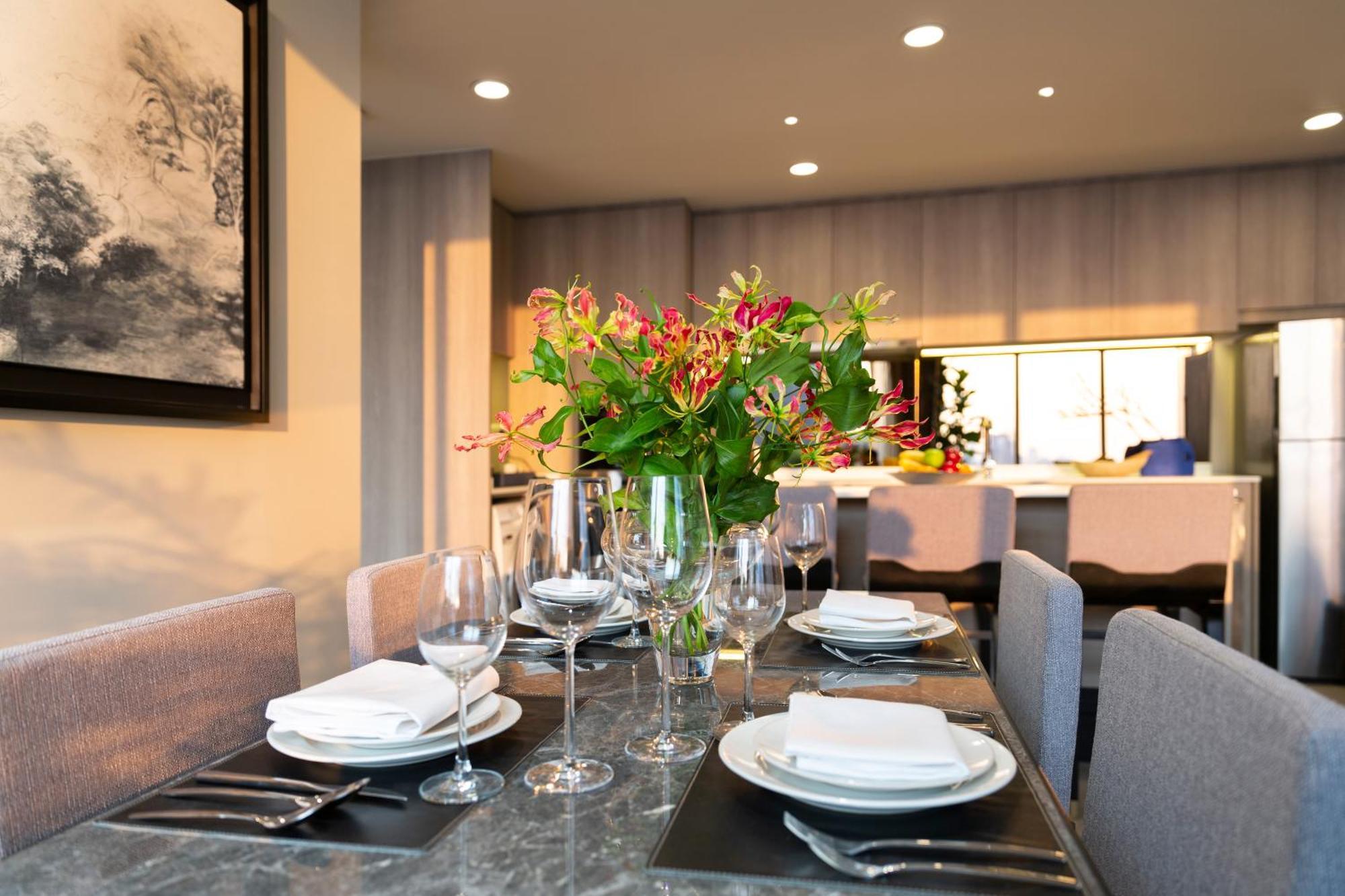 Ascott Thonglor Bangkok Otel Dış mekan fotoğraf A dining room