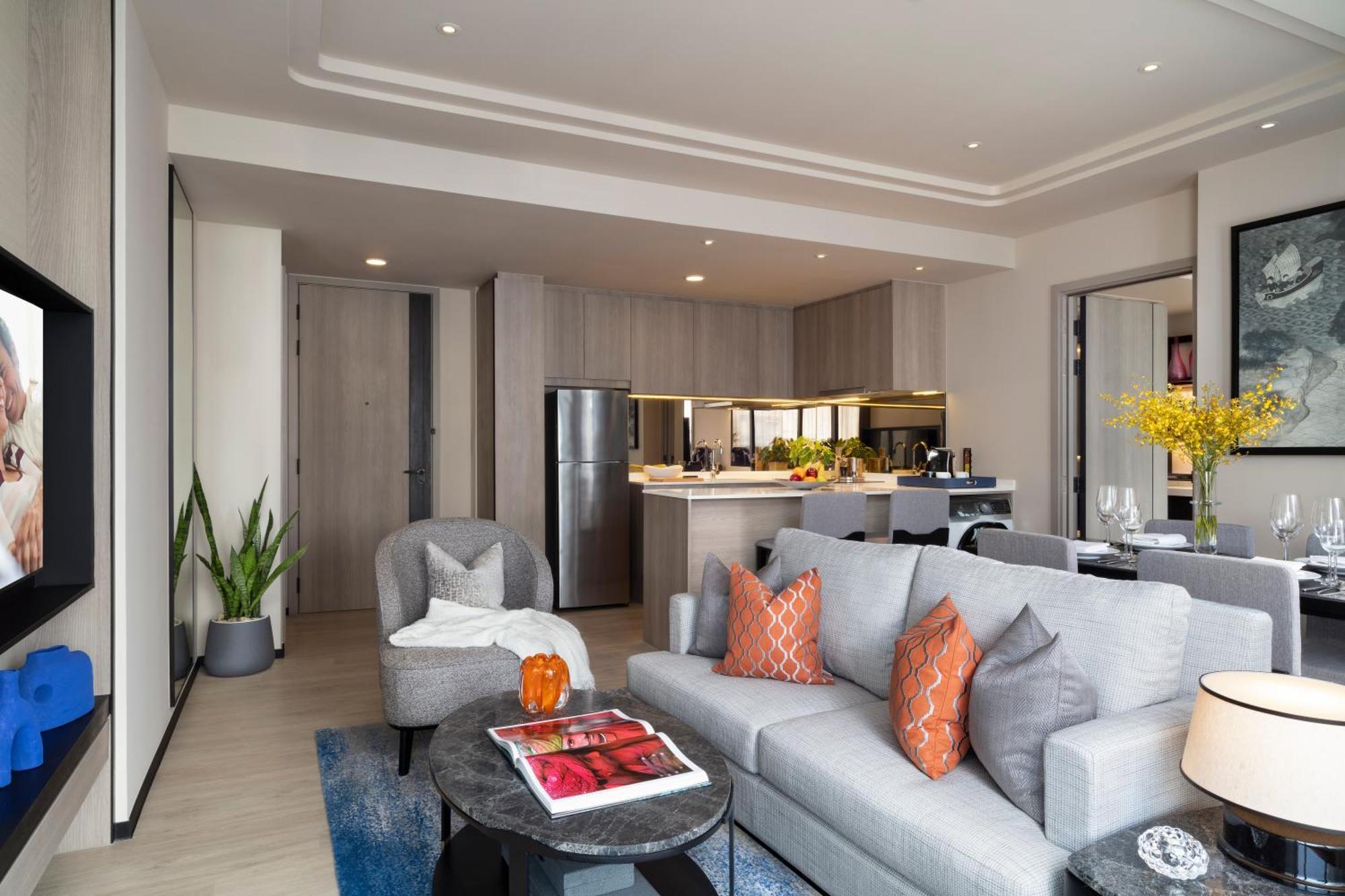 Ascott Thonglor Bangkok Otel Dış mekan fotoğraf A typical apartment at The Ritz-Carlton, Kuala Lumpur