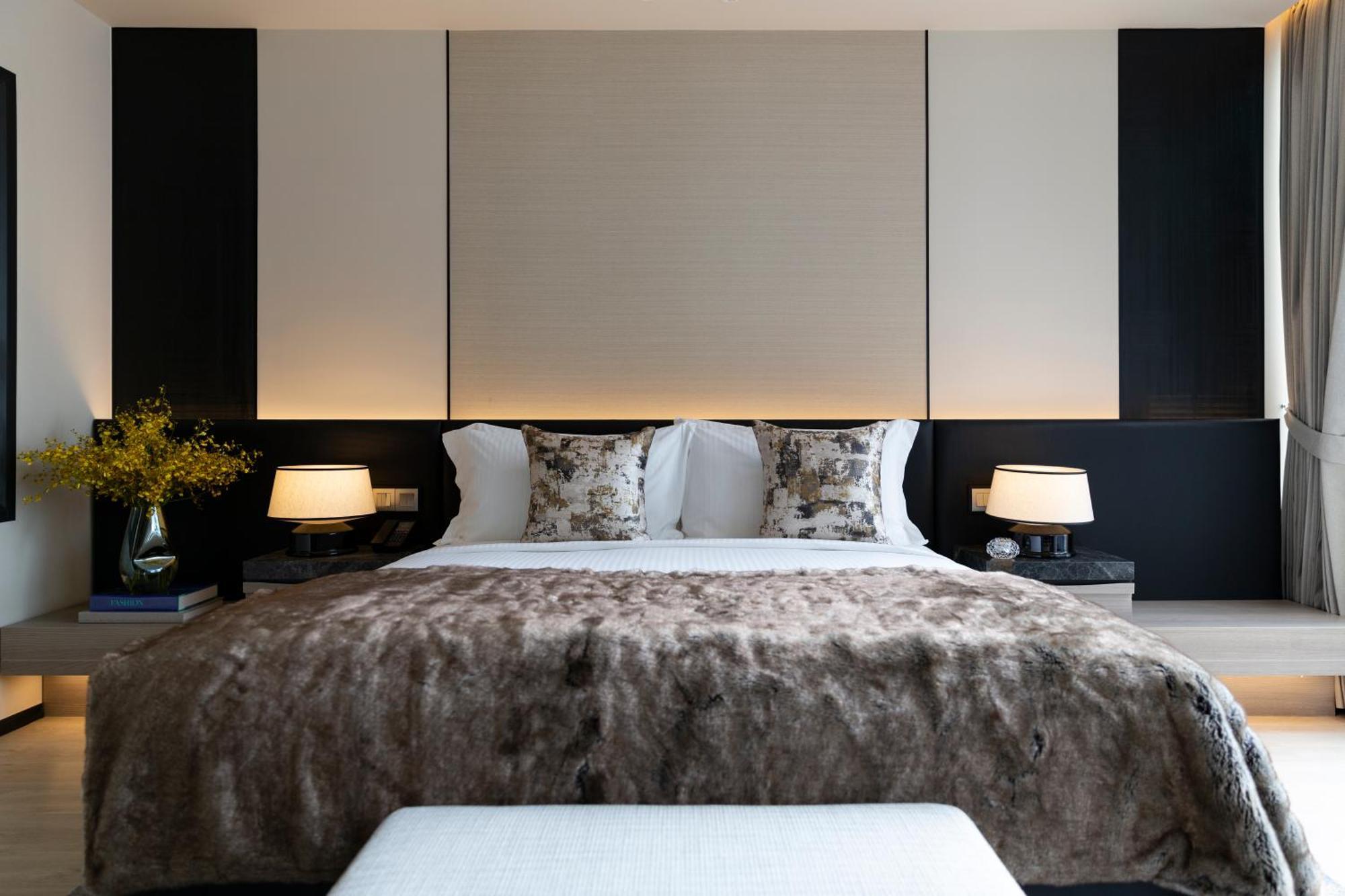 Ascott Thonglor Bangkok Otel Dış mekan fotoğraf A bedroom at The Hari