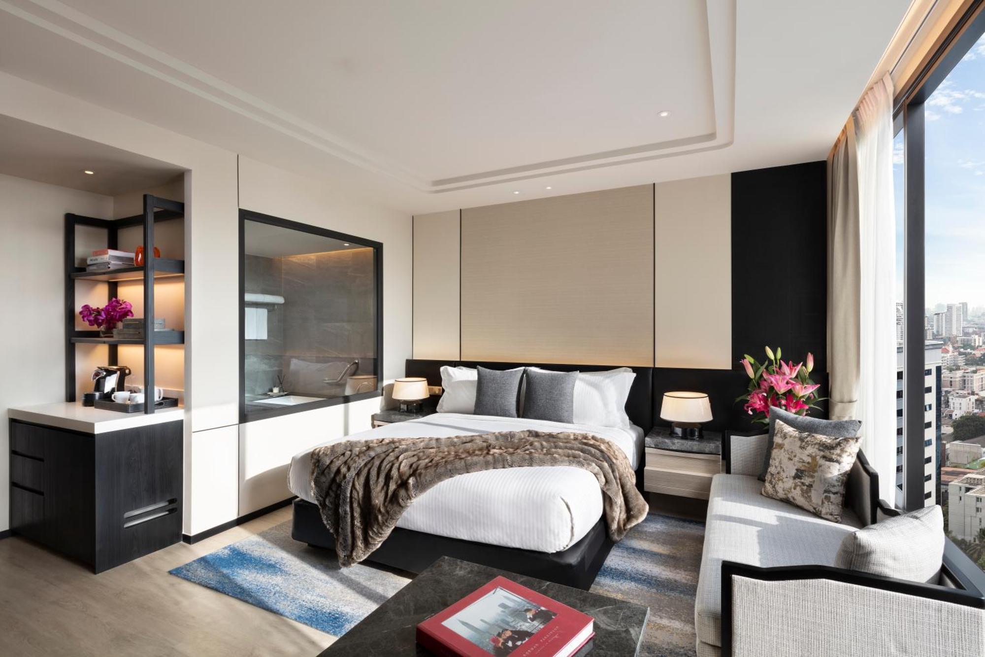 Ascott Thonglor Bangkok Otel Dış mekan fotoğraf A bedroom at the hotel